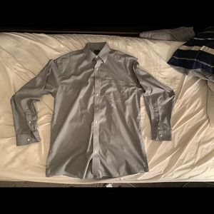 Grey Jos A Bank Button Up